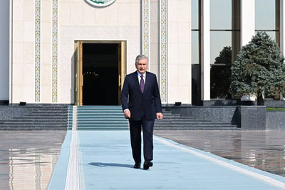 Image of 'Why did the leader of Uzbekistan leave for Kazakhstan?'